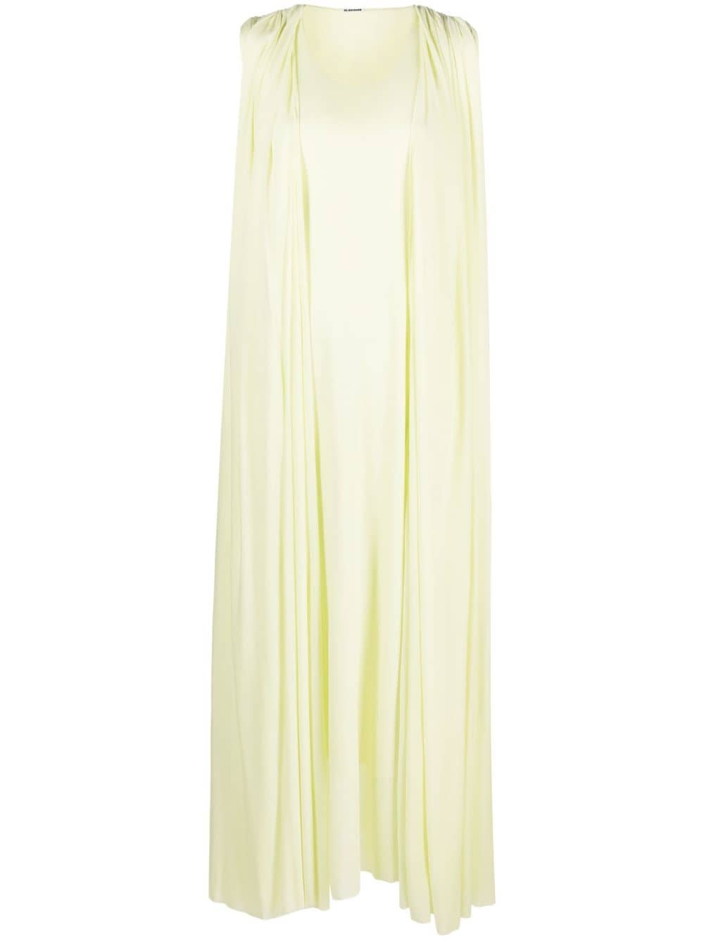 JIL SANDER - Draped Midi Dress Jil Sander