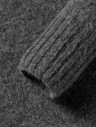 Howlin' - Ghost Pressure Brushed-Wool Polo Shirt - Gray