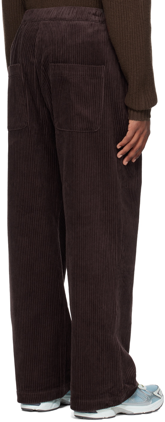 WYNN HAMLYN Brown Relaxed Trousers