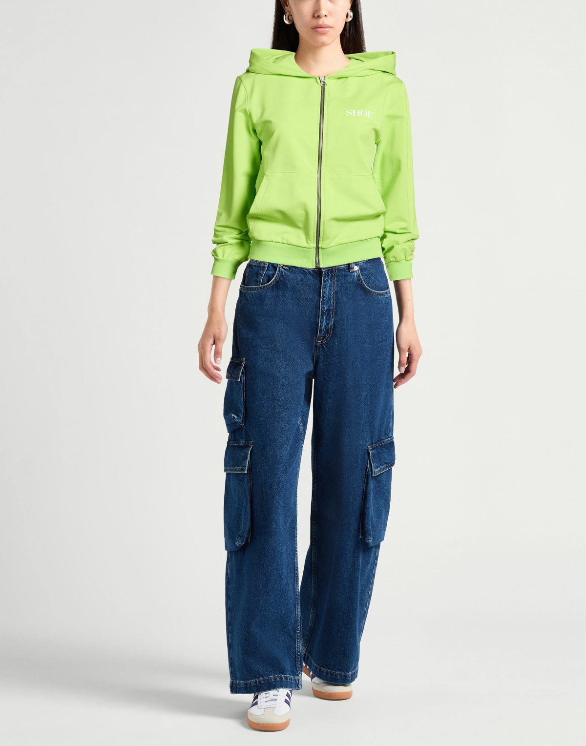Shoe Womens Sweatshirt Lime in Green