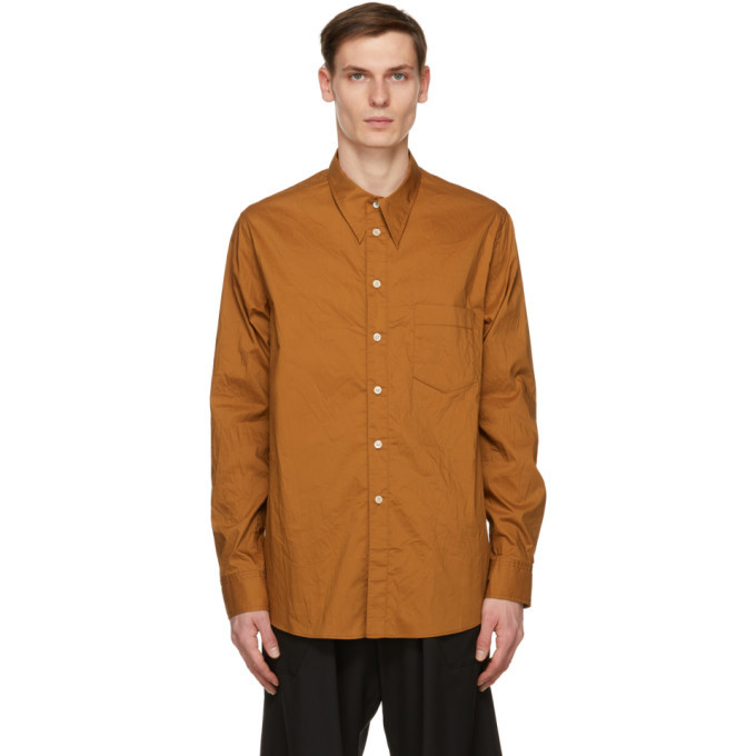 BED J.W. FORD Tan Standard Shirt BED J.W. FORD