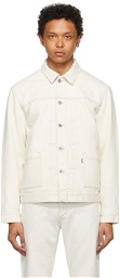 Levi's Made & Crafted Off-White Denim Type II Trucker Jacket