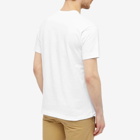 Comme des Garçons Play Men's Outline Heart Logo T-Shirt in White/Red
