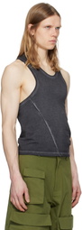 SPENCER BADU Black Organic Cotton Tank Top