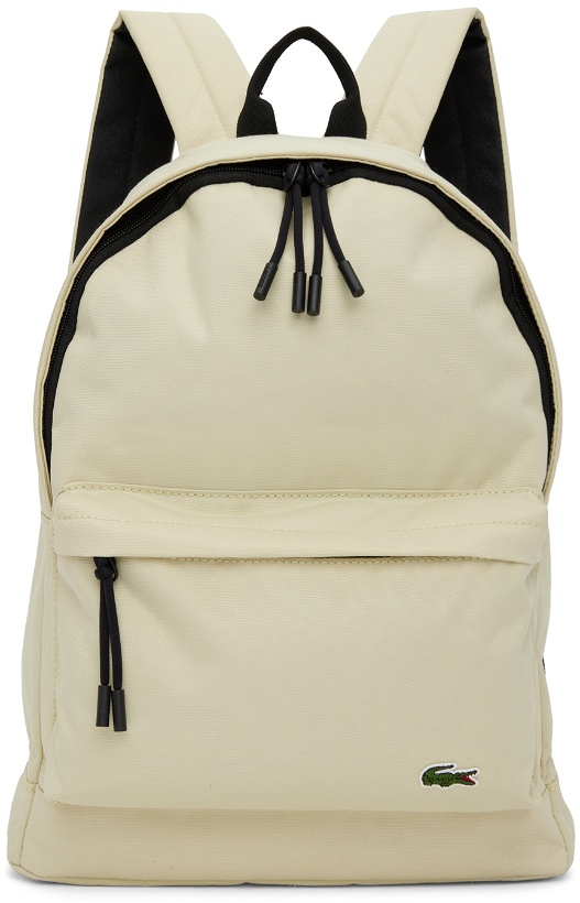 Photo: Lacoste Off-White Neocroc Classic Solid Backpack