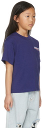 Balenciaga Kids Kids Blue Political Campaign T-Shirt