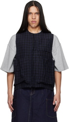 Toogood Black & Blue 'The Roper' Vest
