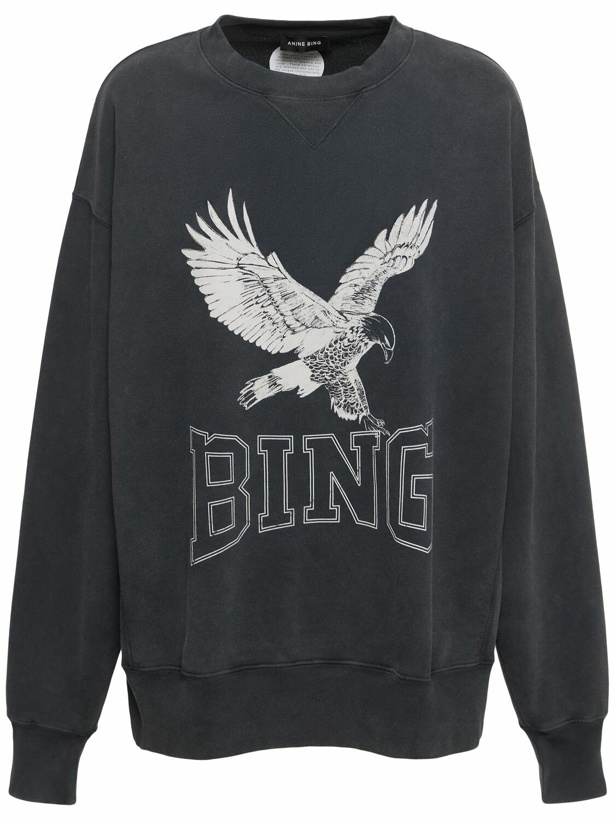 Photo: ANINE BING Alto Retro Eagle Cotton Sweatshirt