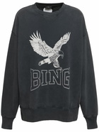 ANINE BING Alto Retro Eagle Cotton Sweatshirt