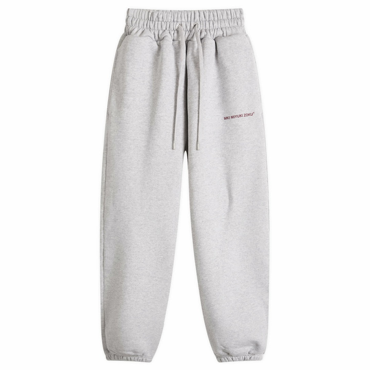 Photo: MKI Women's Uniform Joggers Presented by END. in Grey/Burgundy