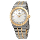 Tudor Royal Automatic Diamond Mother of Pearl Dial Unisex Watch M28403-0007