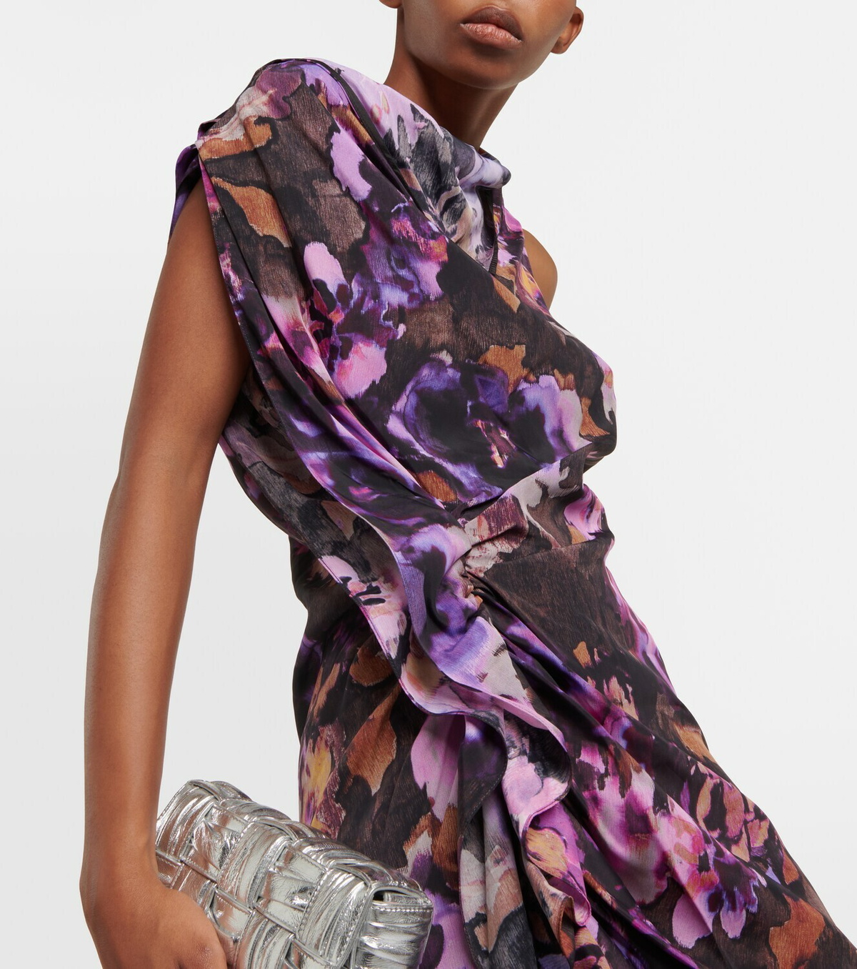 knee length dresses for ladies Pre-Owned Dries Van Noten Doria Midi Dress XS main image 0
