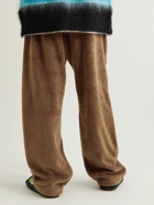 Acne Studios - Prudelli Wide-Leg Fleece Trousers - Brown