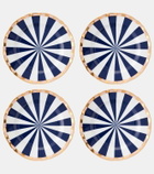 Bitossi Fortuna set of 4 dessert plates