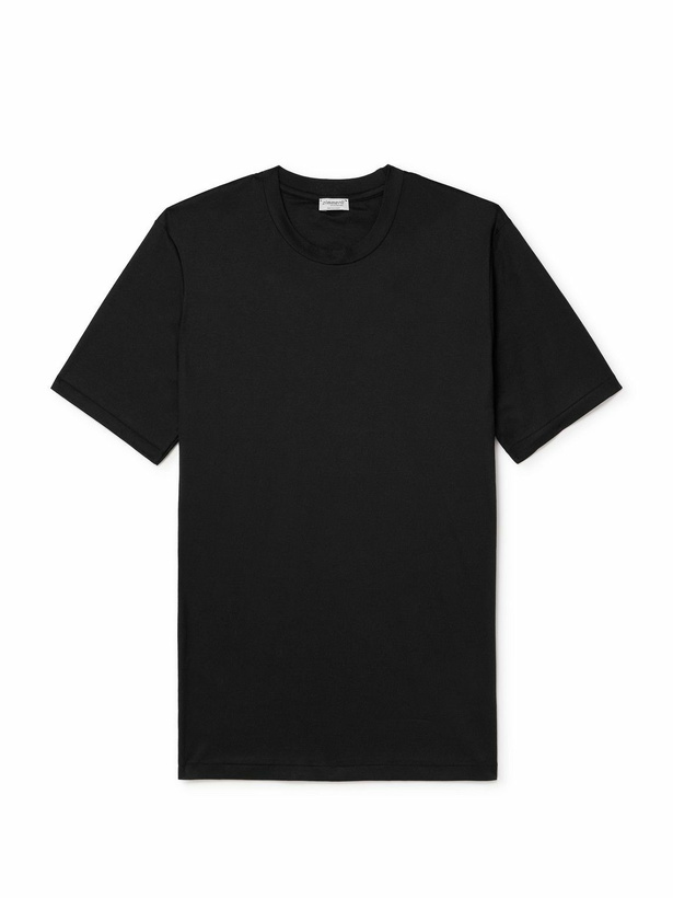 Photo: ZIMMERLI - Sea Island Cotton-Jersey T-Shirt - Black