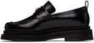 Simone Rocha Black Heart Toe Platform Loafers