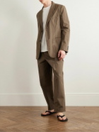 The Row - Ritchie Slim-Fit Unstructured Cotton Suit Jacket - Brown