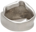 Completedworks Silver 'The Best Place To Be A Puffin' Ring