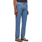VETEMENTS Blue Crotch Zip Jeans