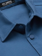 Raf Simons - Logo-Appliquéd Cotton-Canvas Shirt - Blue