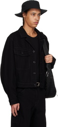 LEMAIRE Black Trucker Denim Jacket