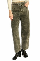 MM6 Maison Margiela Logo Patch Wide-leg Jeans