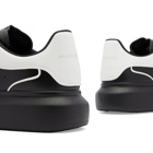 Alexander McQueen Men's Court Sneakers in Black/White/White