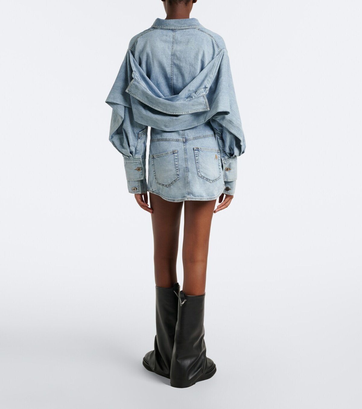 The Attico Denim minidress