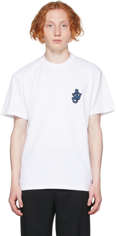 Photo: JW Anderson White Anchor Patch T-Shirt
