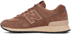New Balance Brown 574 Sneakers