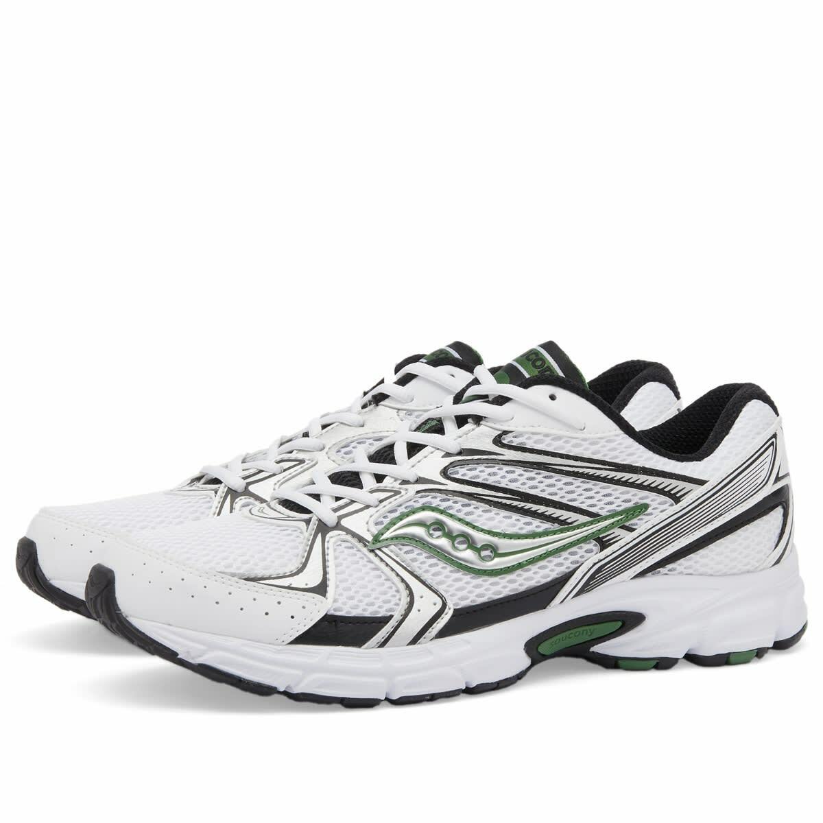 Saucony Ride Millennium in White/Green
