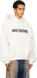 We11done White 'WE11DONE' Hoodie