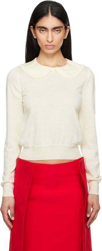 Photo: Comme des Garçons Girl Yellow Intarsia Sweater