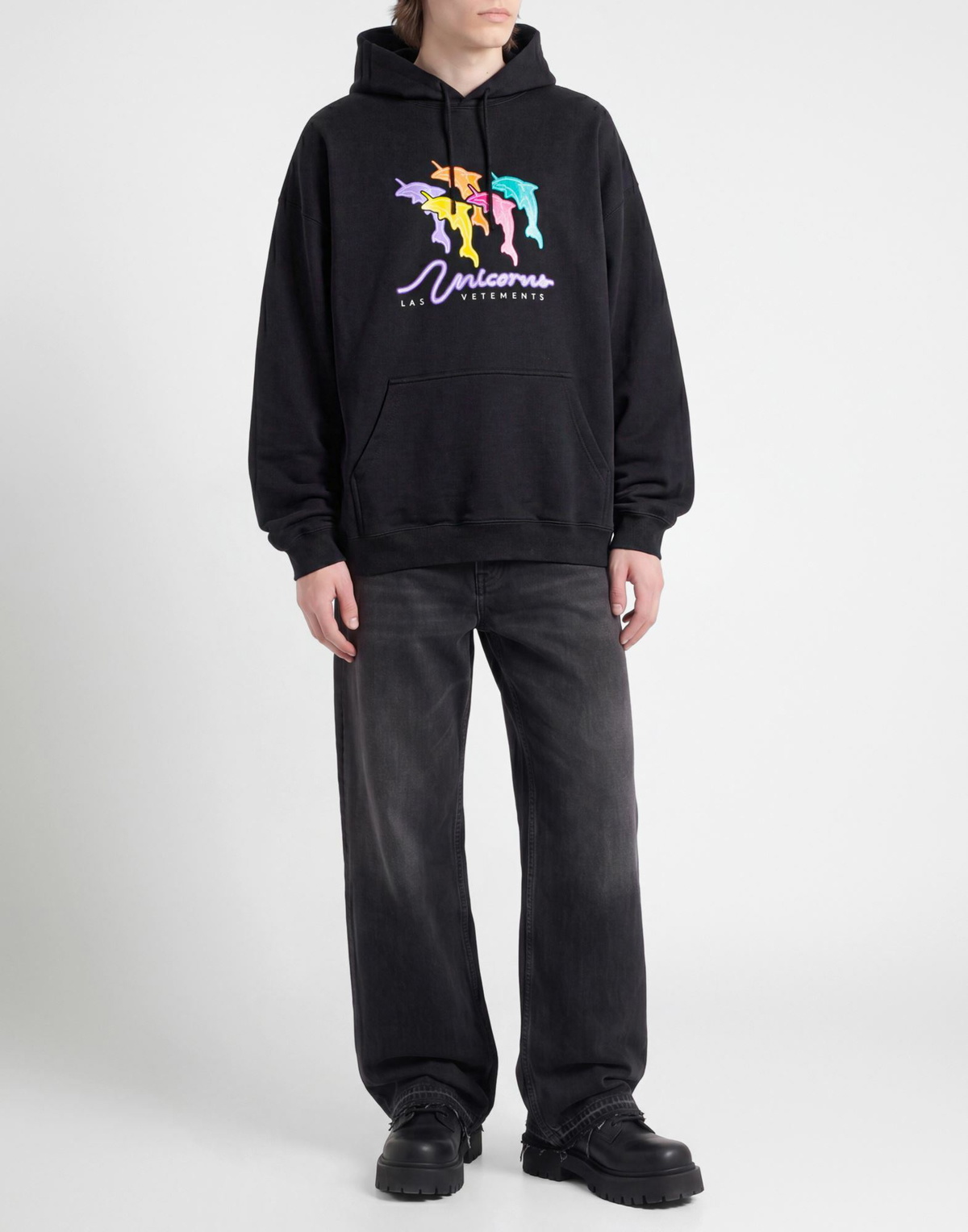 Vetements Mens Sweatshirt in Black