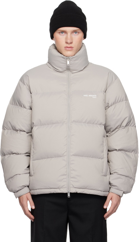 Photo: Axel Arigato Gray Observer Puffer Down Jacket