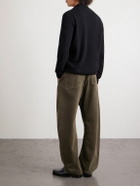 Ghiaia Cashmere - Cashmere Zip-Up Sweater - Black