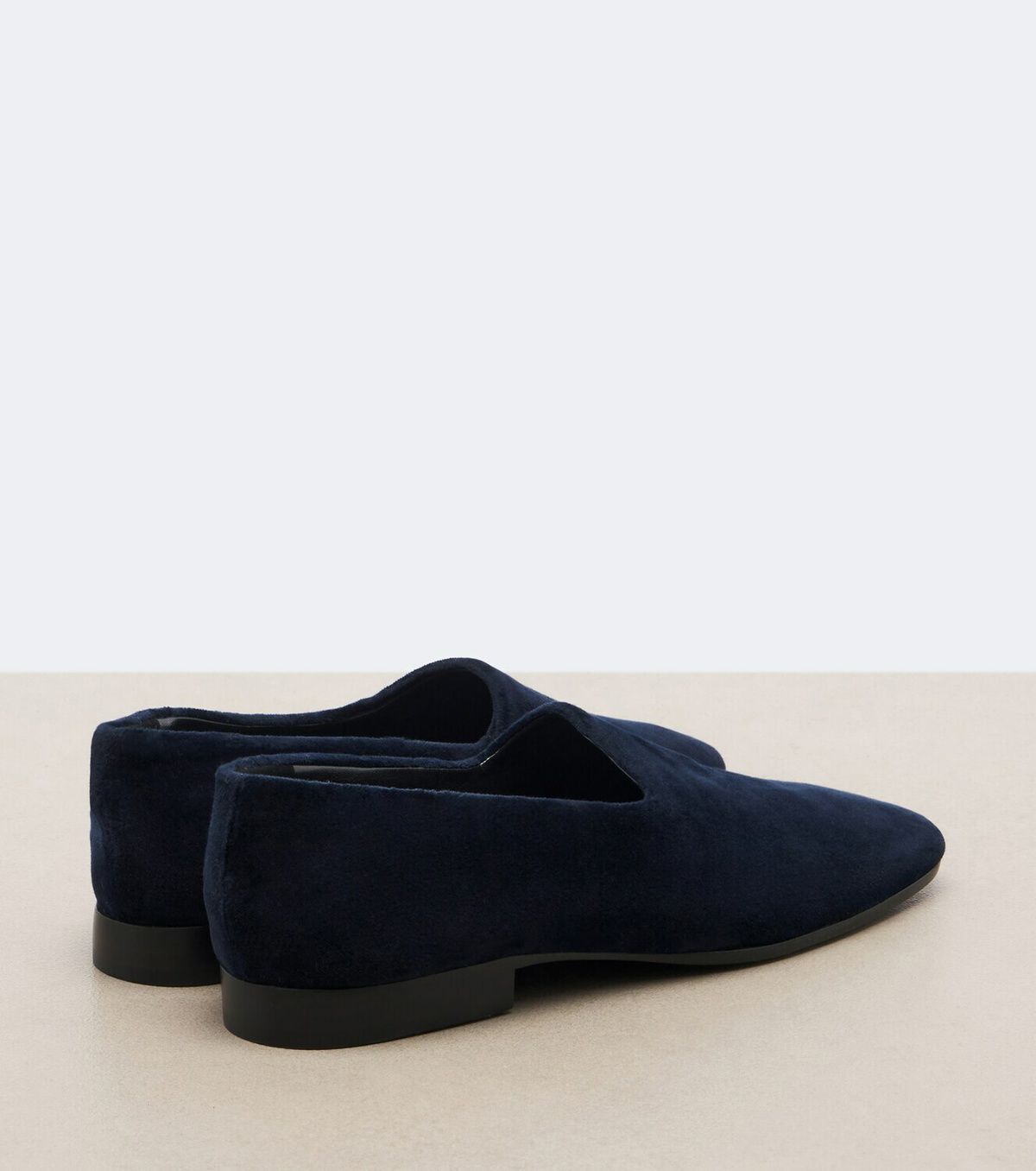 The Row Safi velvet loafers