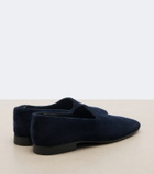 The Row Safi velvet loafers
