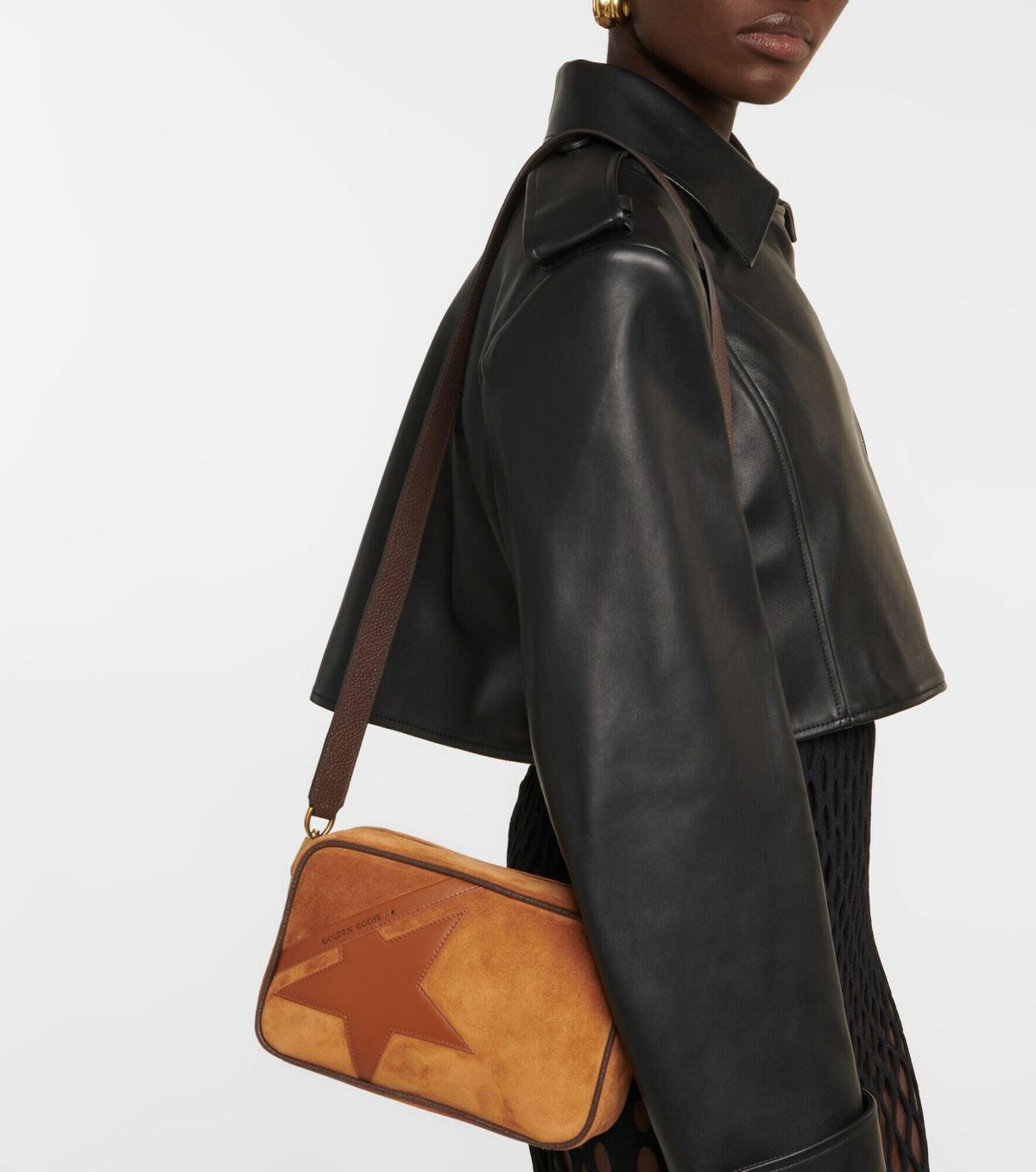 Golden Goose - Star suede shoulder bag