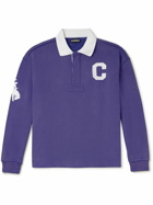 Cherry Los Angeles - Logo-Appliquéd Cotton-Jersey Polo Shirt - Purple