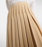 Max Mara Luisa pleated midi skirt