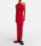 Rick Owens Aaliyah one-shoulder sheer gown