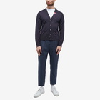 Thom Browne Men's Intarsia Stripe Cardigan in Navy