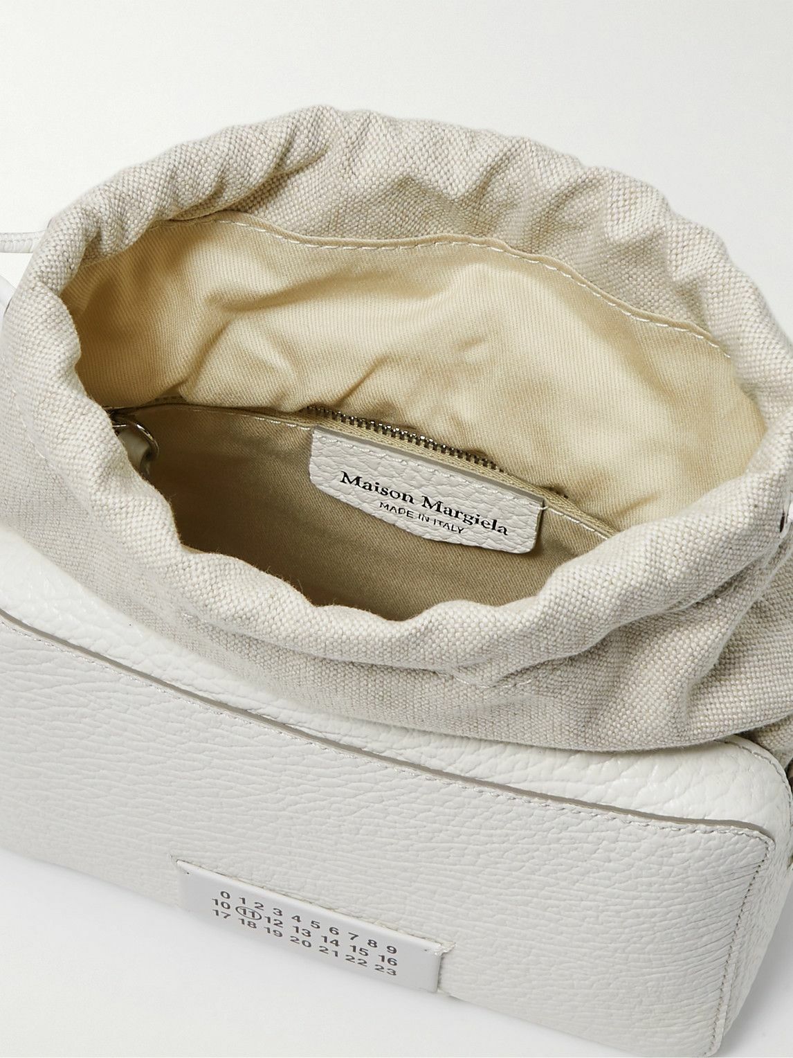 Maison Margiela - Logo-Appliquéd Full-Grain leather and Canvas