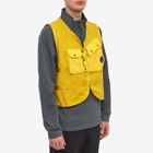 C.P. Company Men's Taylon-P Lens Gilet in Nugget Gold