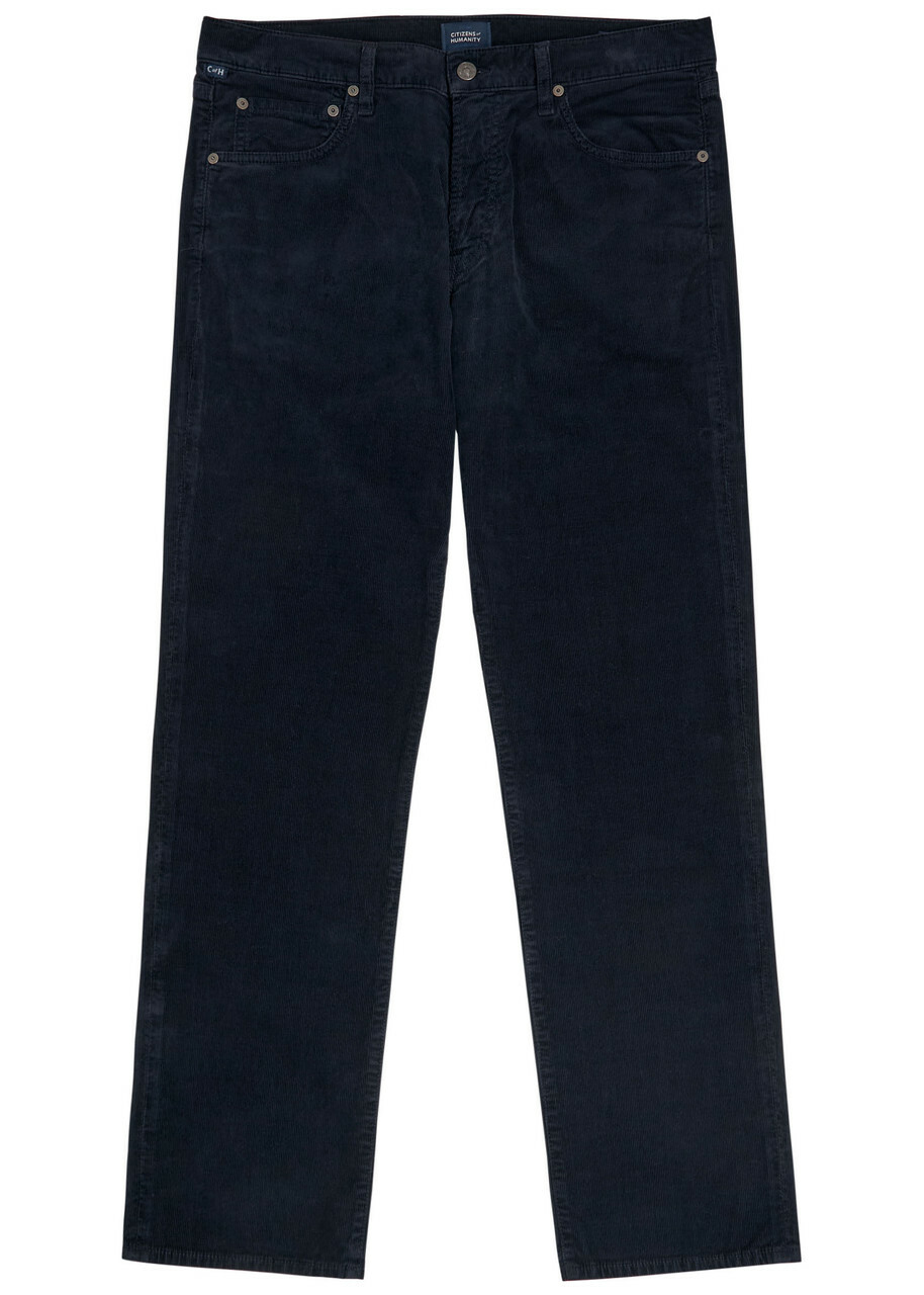 Citizens OF Humanity Elijah Straight-leg Corduroy Jeans Navy