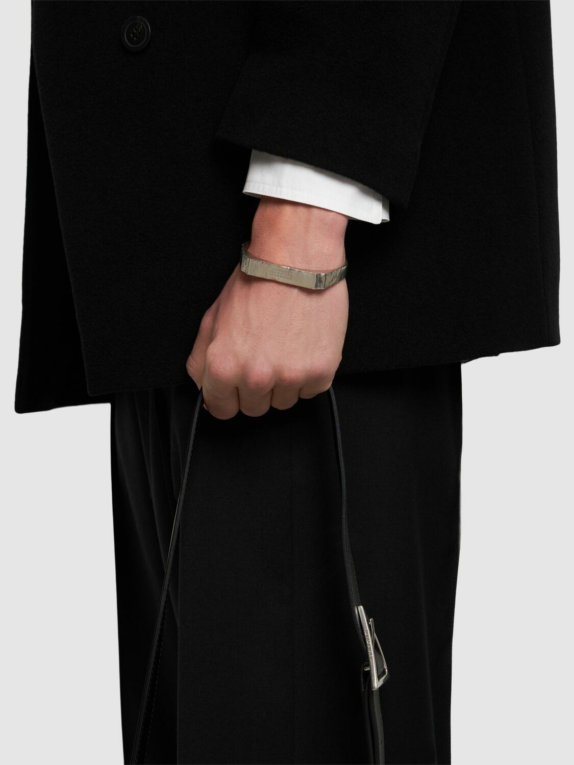 MM6 MAISON MARGIELA Mm6 Logo Cuff Bracelet MM6 Maison Margiela