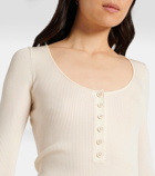 Proenza Schouler Boyd ribbed-knit Henley shirt