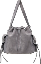 Acne Studios Gray Multipocket Bucket Bag