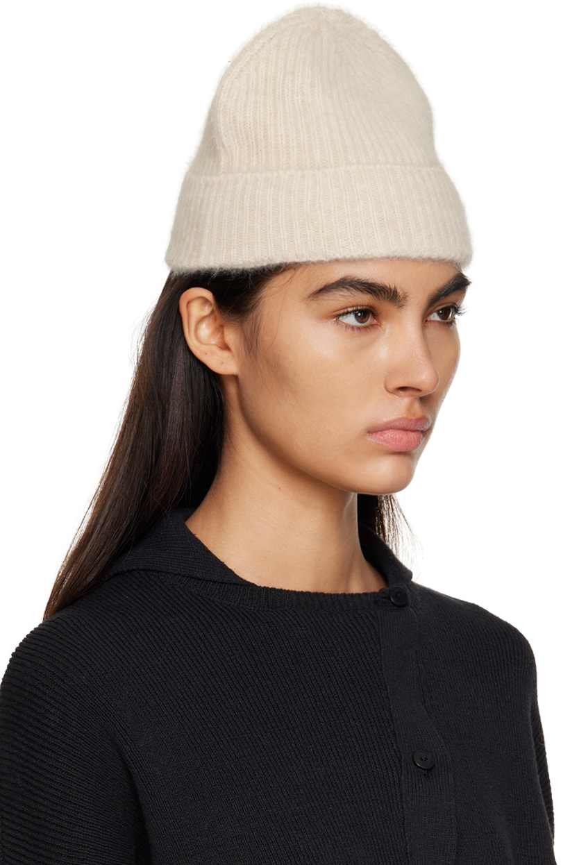 Nothing Written SSENSE Exclusive Beige Cloud Beanie